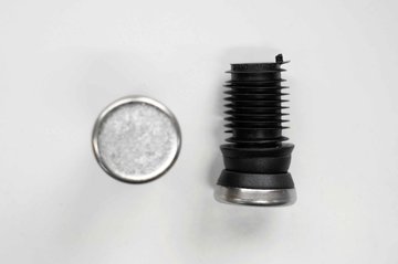 Gelenkgleiter &Oslash;22mm, inox, Kunststoff 24 mm