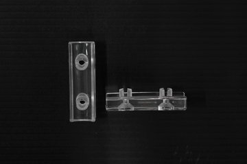 Gleiter 40x13mm, transparent, rechteck, Marina Orient Sinox