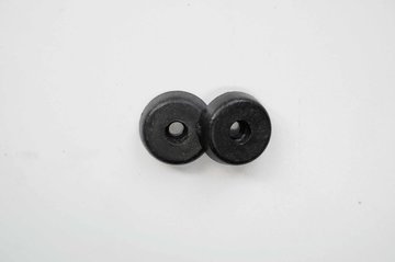 Gleiter &Oslash;23mm, schwarz, Kunststoff Enola Borneo, Pandora