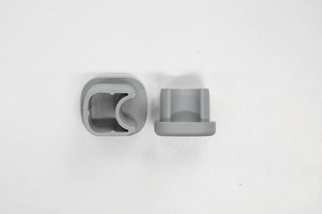 Endstopfen 25x22mm, grau, Kunststoff, Karasek