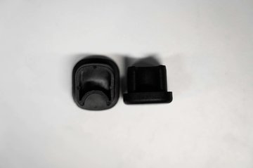 Endstopfen 25x22mm, schwarz, Kunststoff, Karasek