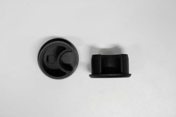 Endzapfen &Oslash;28mm, schwarz, Kunststoff, Tampa 8