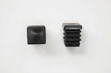 Fusszapfen 18x18mm, schwarz, Kunststoff, Vanity