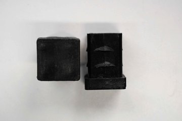 Fusszapfen 25x25mm, schwarz, Kunststoff, Aruba vo