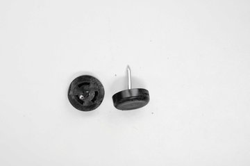 Nagelgleiter &Oslash;18mm, schwarz, Kunststoff