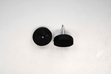 Nagelgleiter &Oslash;20mm, schwarz, Gummi