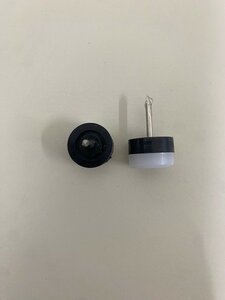 Nagelgleiter &Oslash;15mm, schwarz/weiss, Kunststoff mit Nylon