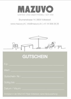 Geschenkgutschein Sujet 1 - Lounge