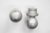 Abschlusszapfen, Ø22mm, halbrund, Metal elox., 29 mm Aussen