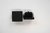 Fusszapfen 25x25mm, schwarz, Kunststoff flach