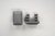Fusszapfen 30x19mm, grau, Kunststoff