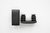 Fusszapfen 38x20mm, schwarz, Kunststoff Borneo hi