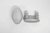 Fusszapfen 38x25mm, grau, oval, Kunststoff Campus