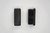 Fusszapfen 40x15mm, schwarz, rechteckig, Kunststoff
