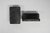 Fusszapfen 40x25mm, schwarz, rechteckig, Kunststoff