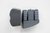 Fusszapfen 42x24mm, grau, Kunststoff Kettler Basic li