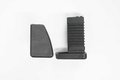 Fusszapfen 30x21mm, schwarz, viereckig, Bali vo re