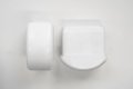 Fusszapfen 42x23mm, weiss, halbrund, Rimini Miramare