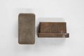 Fusszapfen 45x22mm, grau, oval, Kunststoff Modus
