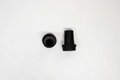 Fusszapfen Ø14mm, schwarz, Gummi