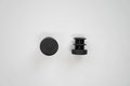 Fusszapfen Ø14mm, schwarz, Kunststoff