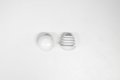 Fusszapfen Ø15mm, weiss, halbrund, Kunstoff