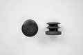 Fusszapfen Ø22mm, schwarz, Kunststoff