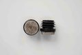 Fusszapfen Ø22mm, schwarz, Kunststoff mit Filz