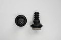 Fusszapfen Ø23mm, schwarz, Kunststoff mit Filz