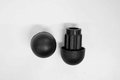 Fusszapfen Ø24mm, schwarz, Kunststoff Tisch Veranda