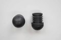 Fusszapfen Ø25mm, schwarz, Kunststoff