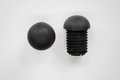 Fusszapfen Ø25mm, schwarz Kunststoff Artica vo