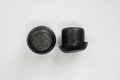 Fusszapfen Ø28mm, schwarz, abgeschrägt, Rondo 22 mm vo
