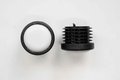 Fusszapfen Ø32mm, schwarz, Kunststoff mit Teflon