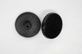 Fusszapfen Ø38mm, schwarz, flach, Kunststoff 10 mm