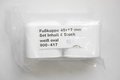 Fusszapfen-Set 4 Stk 45x17mm, weiss, oval, Kunststoff