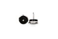 Nagelgleiter Ø16mm, schwarz, Kunststoff/Inox 20mm