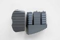 Fusszapfen 42x24mm, grau, Kunststoff Kettler Basic li