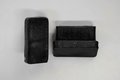 Fusszapfen 43x22mm, schwarz, abgeschrägt, Mistral Manau
