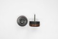 Nagelgleiter Ø20mm, schwarz/braun, Kunststoff