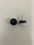 Nagelgleiter Ø15mm, schwarz/weiss, Kunststoff mit Nylon